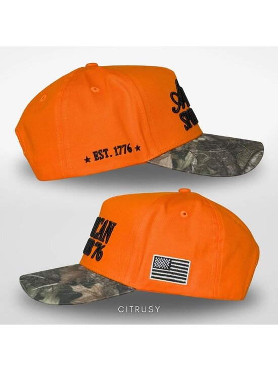 Unisex Blaze Orange Cute Caps Cowgirls Cowboys Snapback Western Trucker Hat main image 5